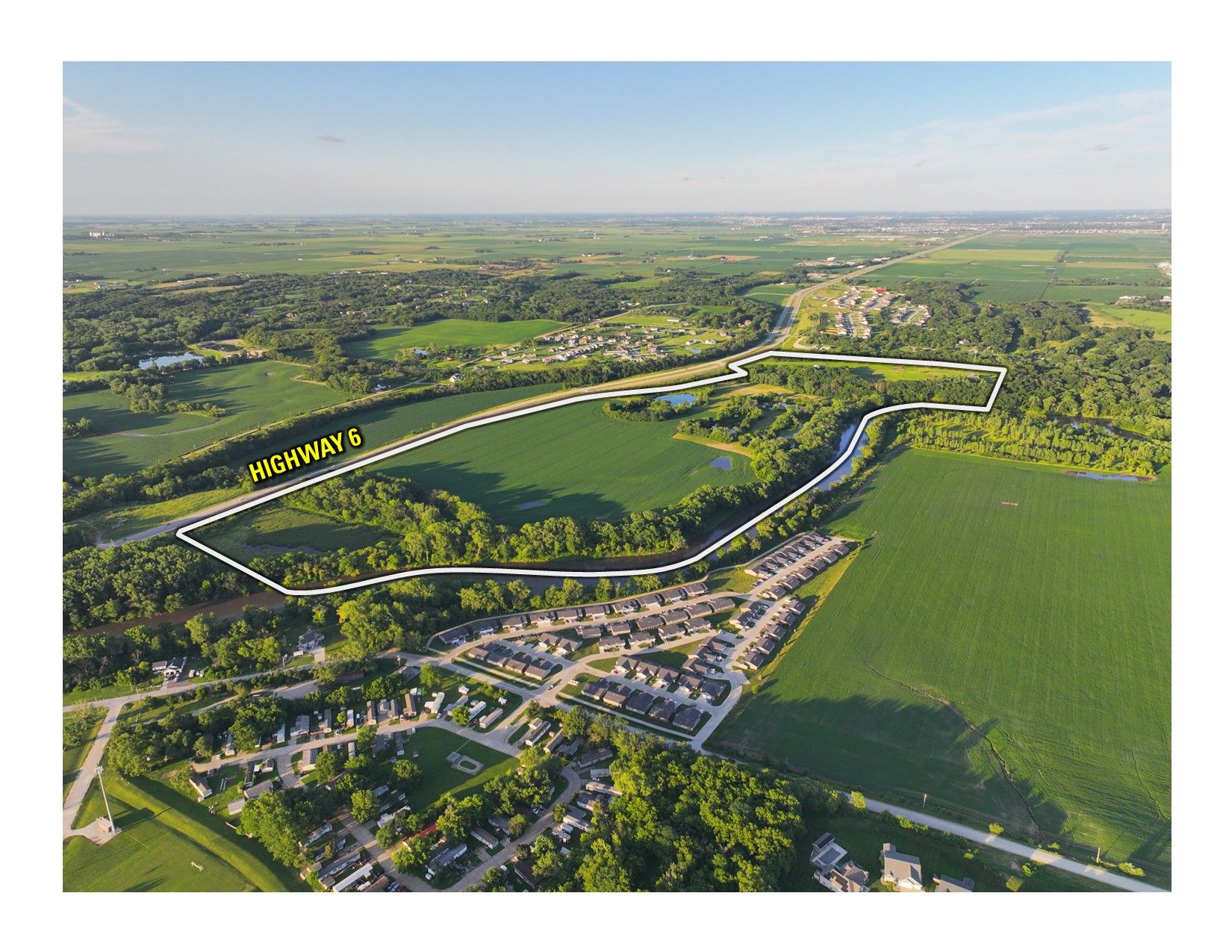 Listing Photo: Aerial Drone Markup